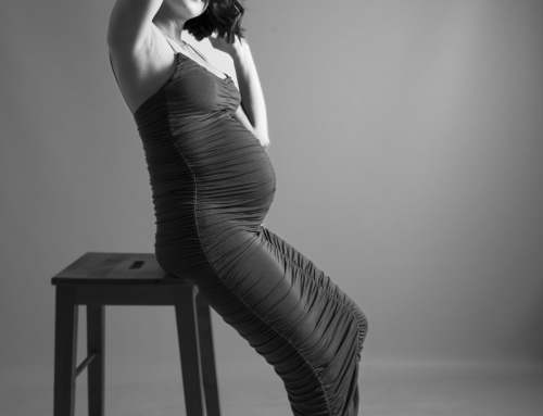 Fotografia de embarazo en estudio