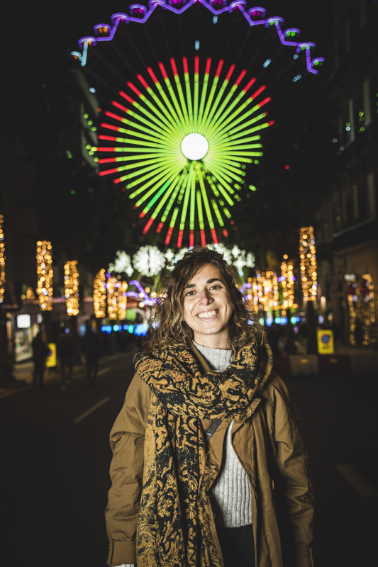 noria gigante luces de navidad vigo